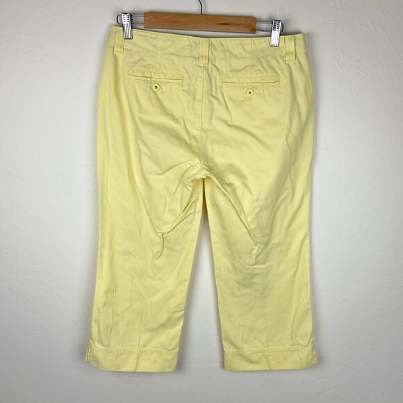Lilly Pulitzer Palm Beach Fit Crop Straight-Leg Pant - Yellow - Picture 5 of 7